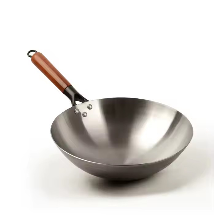 Foto 1 | Sarten Olla Acero Inoxidable Tipo Wok 30 Cm Diámetro