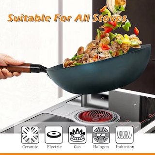 Foto 8 | Sarten Olla Acero Inoxidable Tipo Wok 30 Cm Diámetro