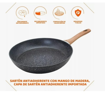 Foto 4 | Sartén Antiadherente Cocina Menaje 24cm Aluminio Alemán