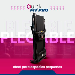 Foto 3 | Caminadora Eléctrica Plegable Quick Fit Pro con 12 Programas - 3 Posiciones de Inclinación Ajustables y Pantala LCD