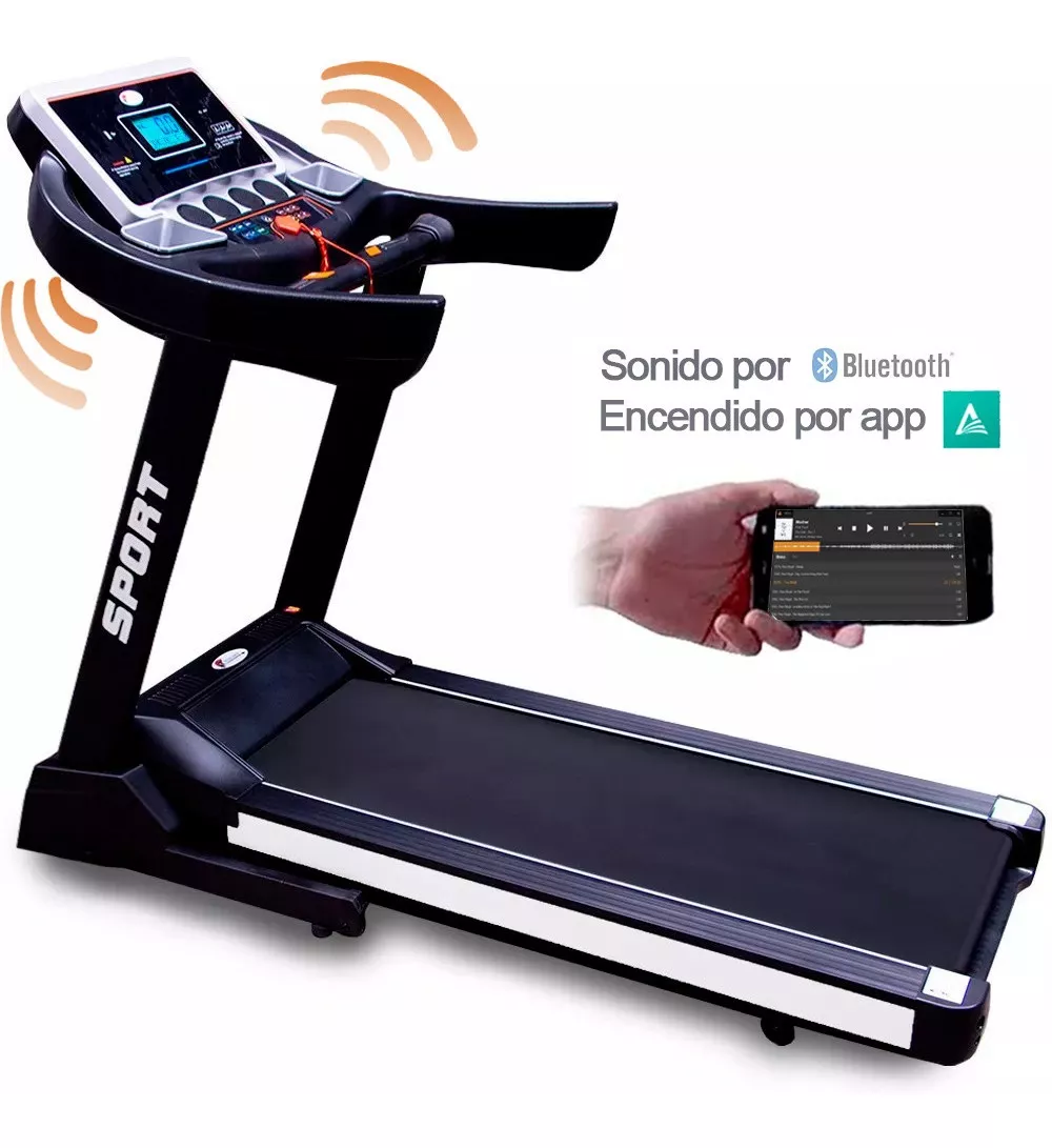 Foto 5 | Caminadora Eléctrica Centurfit Negra 3 Hp Bluetooth App 16 km/h Uso Rudo