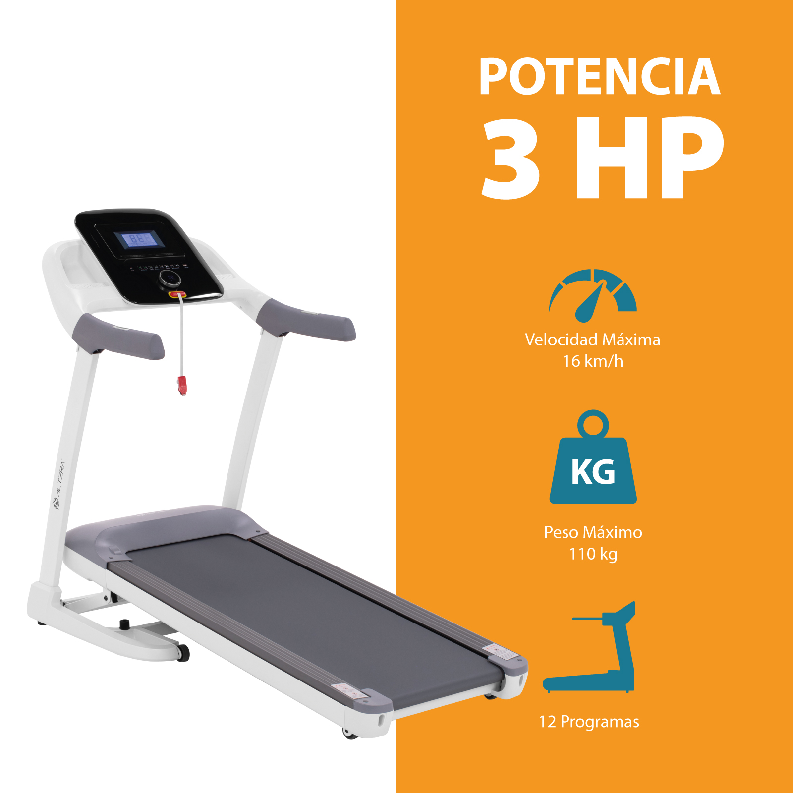 Foto 9 pulgar | Caminadora Altera Roslin de 3 Hp