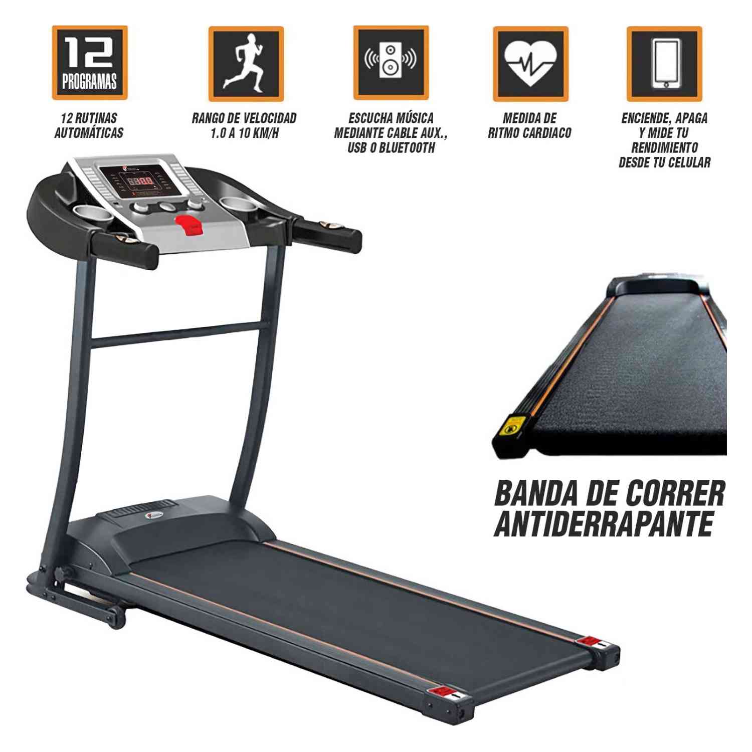 Foto 6 | Caminadora Eléctrica Centurfit Walk Hp 1.5 Gym