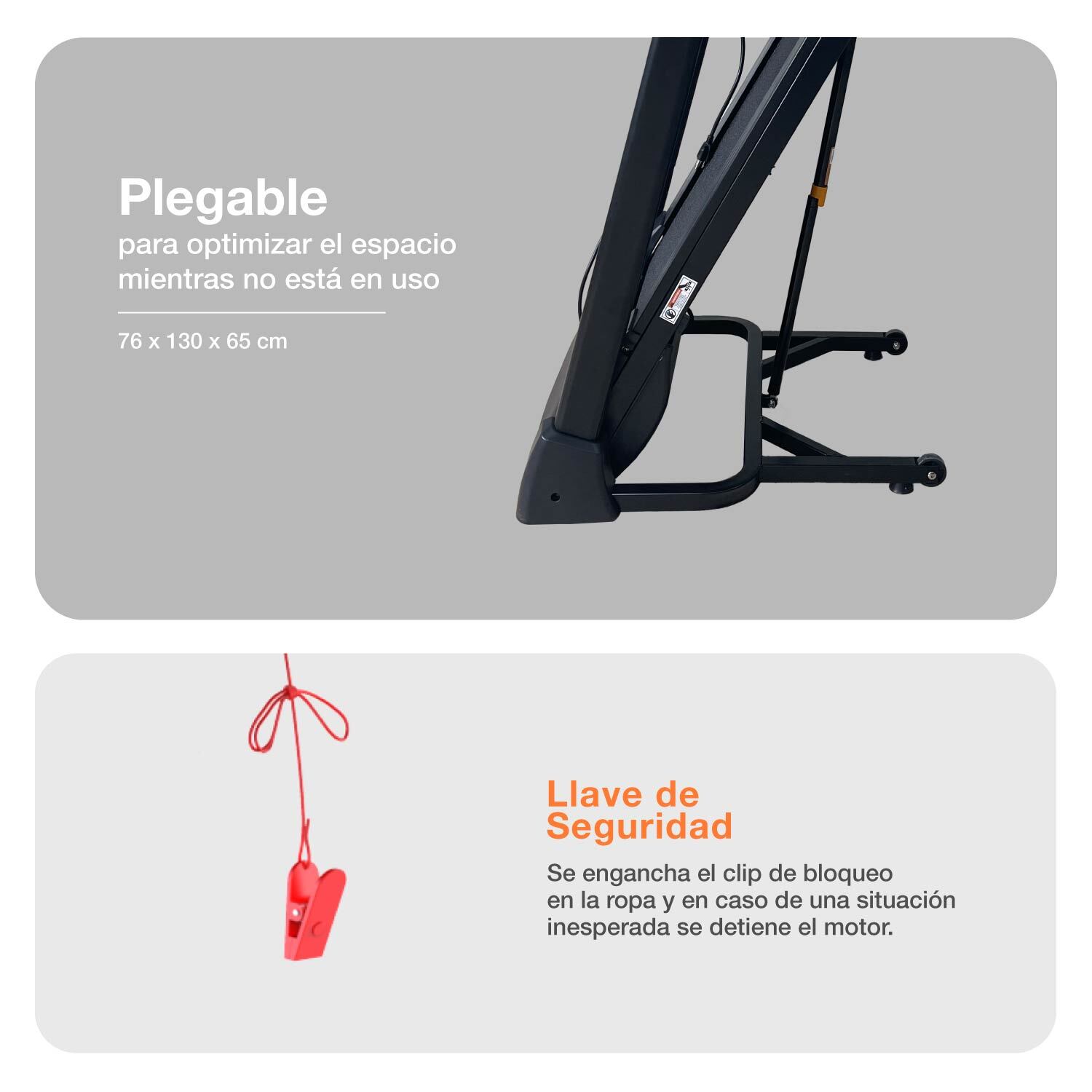 Foto 8 pulgar | Caminadora Eléctrica Bodytrainer Btru-850 Plegable Con Panel Led