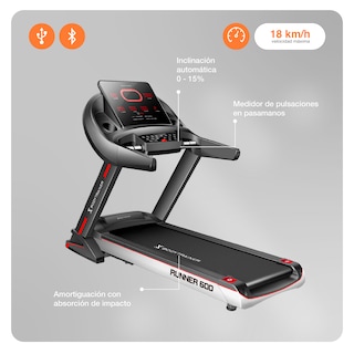 Foto 4 | Caminadora Eléctrica Bodytrainer Btru-600nueva Plegable con Pantalla Led