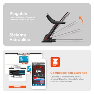 Foto 8 | Caminadora Eléctrica Bodytrainer Btru-600nueva Plegable con Pantalla Led