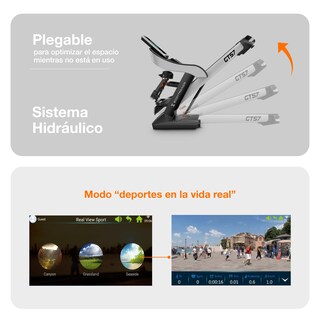 Foto 5 | Caminadora Eléctrica Plegable Bodytraine YP-GTS7 con Pantalla Táctil Wifi y Bluetooth