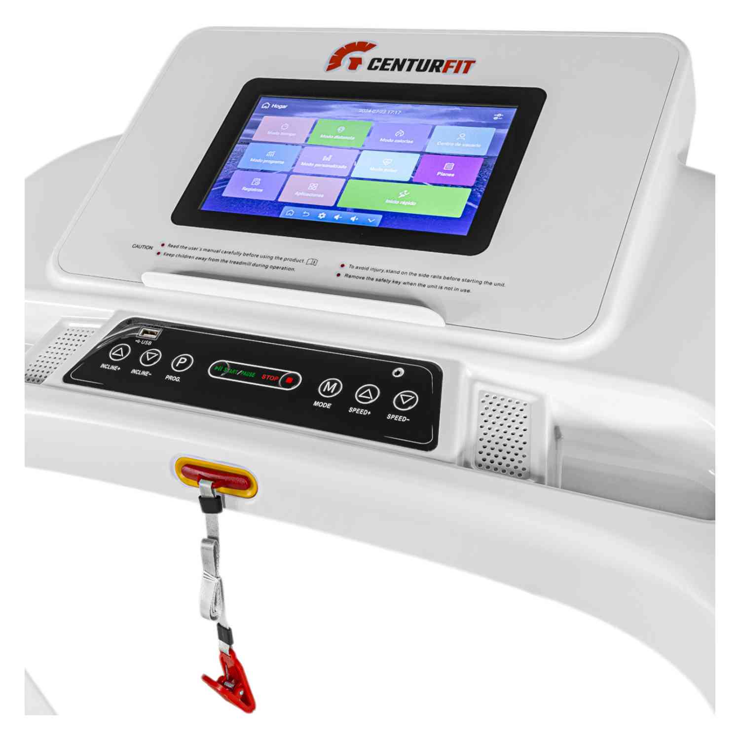 Foto 4 pulgar | Caminadora Eléctrica Plegable Centurfit 2.5hp Conexión Wifi Bluetooth