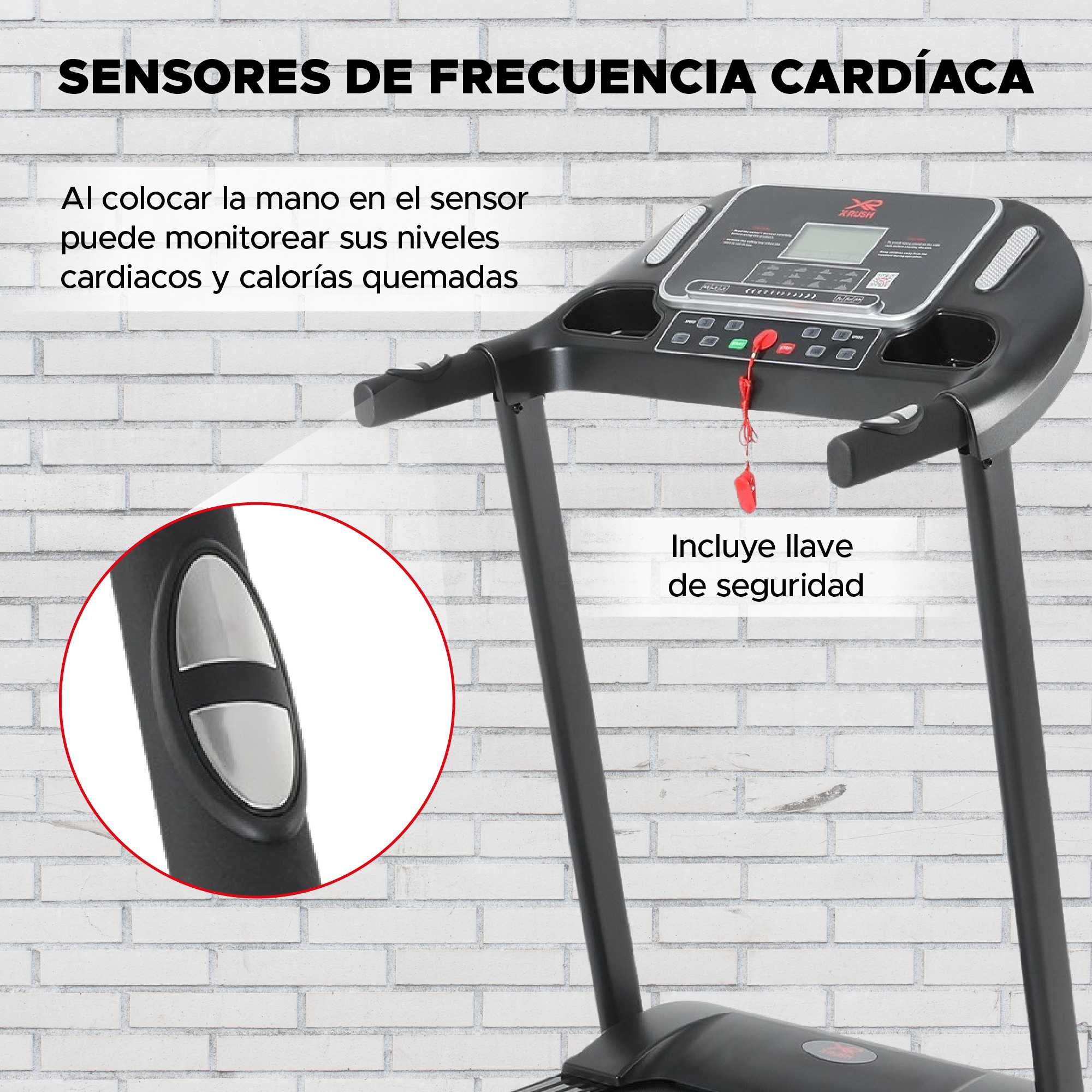 Foto 7 pulgar | Caminadora Eléctrica Plegable X-rush con Pantalla Digita
