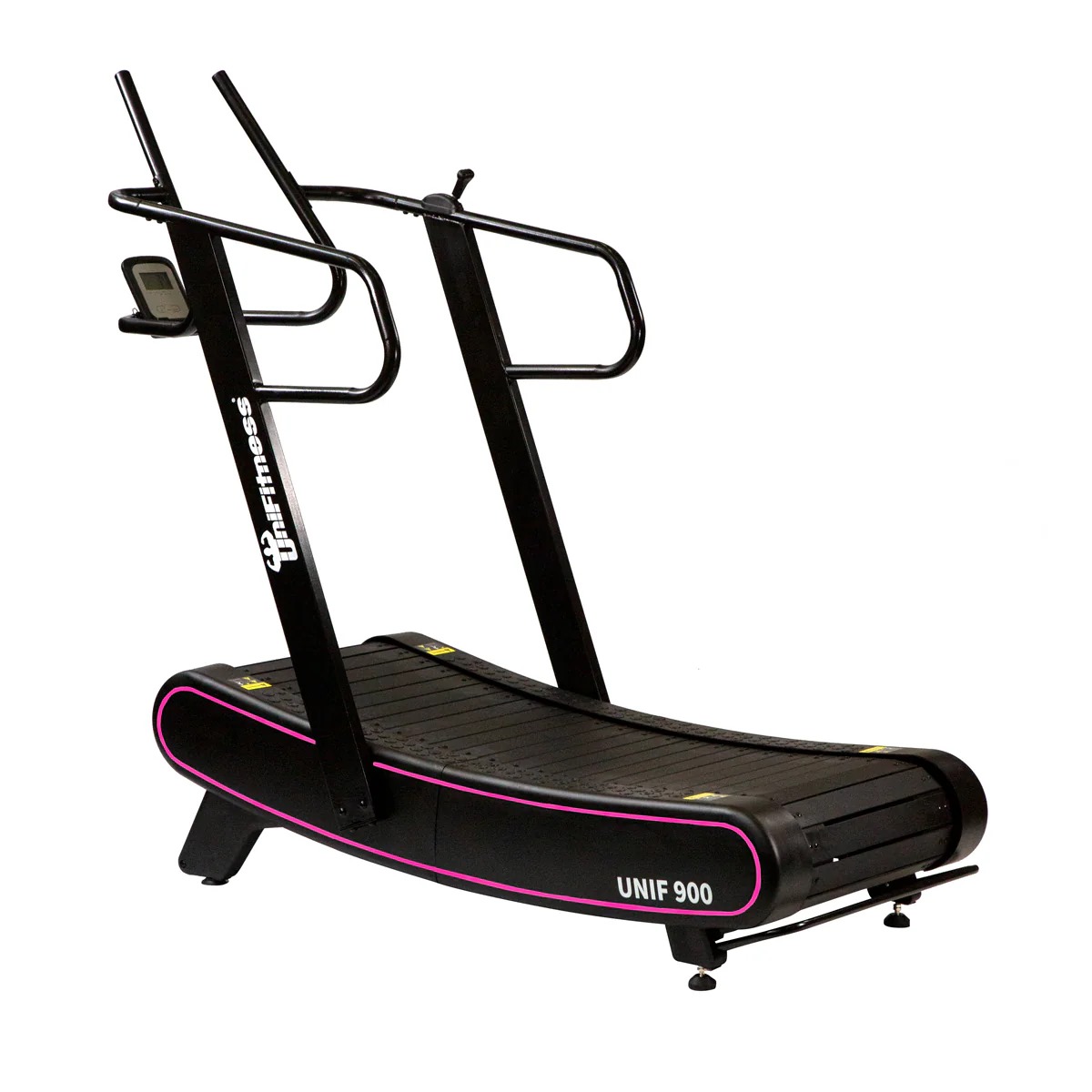 Foto 2 pulgar | Caminadora Curva Color Rosa Unifitness R900