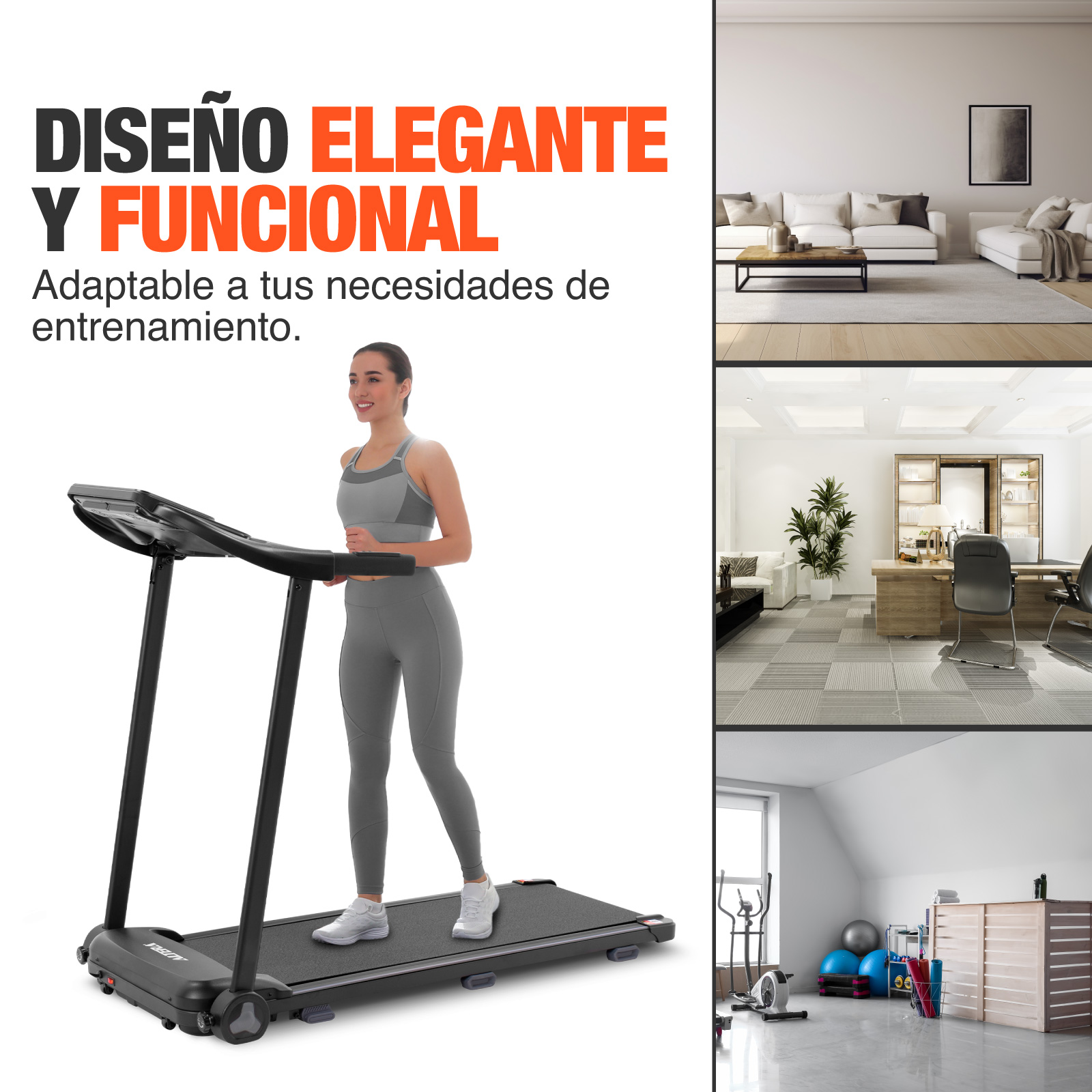 Foto 4 pulgar | Caminadora Eléctrica Altera Cinta de Correr Elevación 14 Km