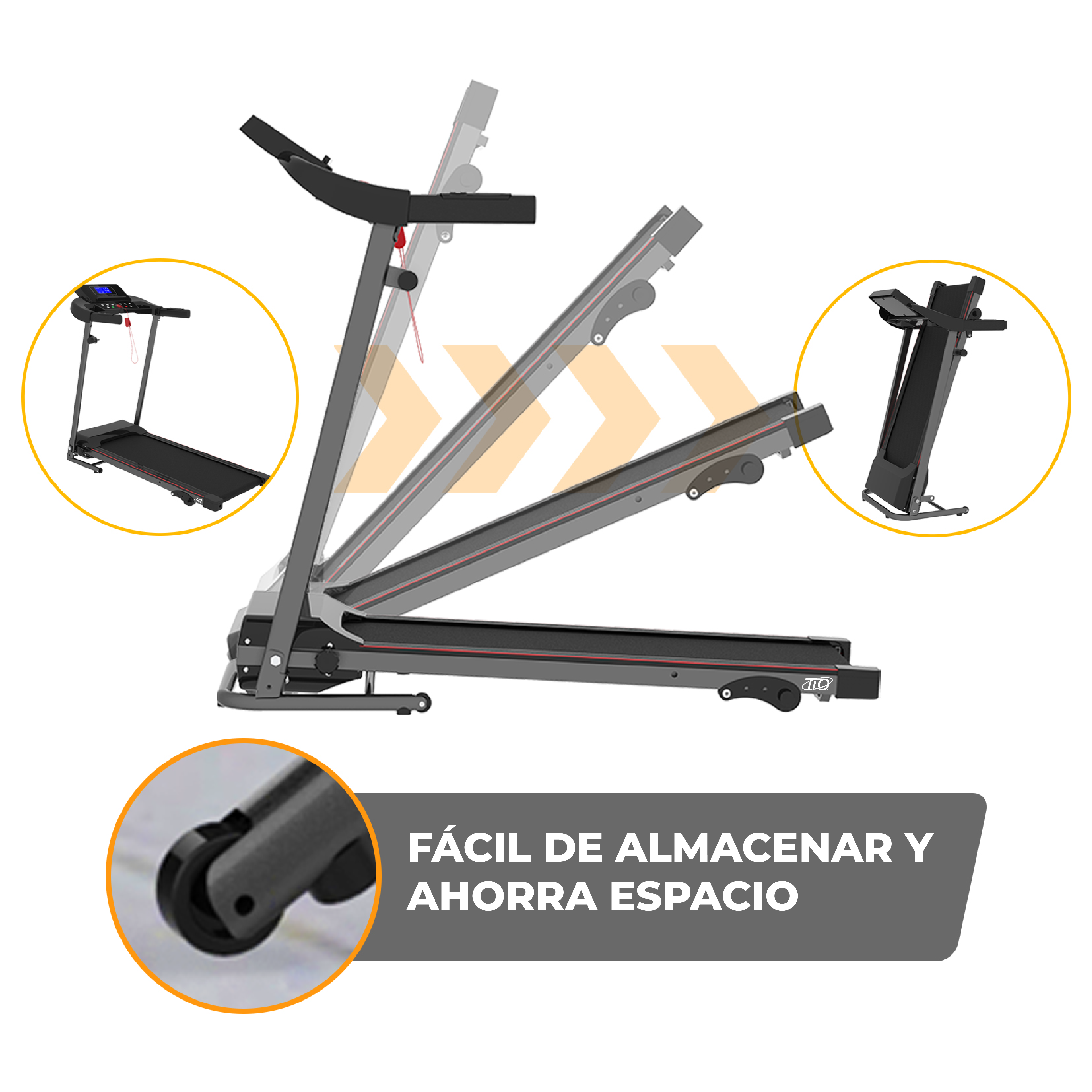 Foto 6 | Caminadora Eléctrica Tio Pro Max Plegable Profesional