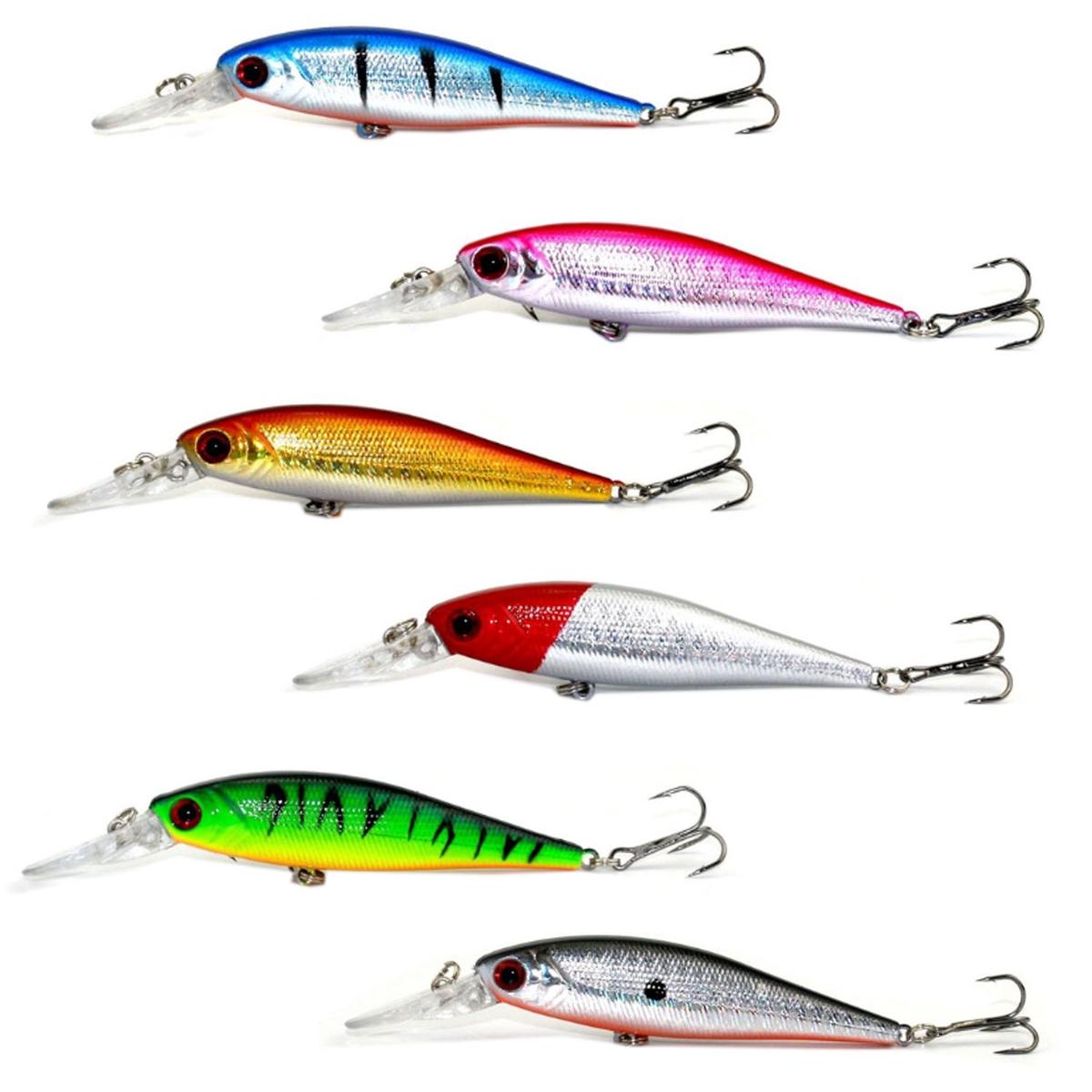 Anzuelo para Pesca Xtream Boom Mxfbb-006 Plástico ABS Multicolor 6 Piezas