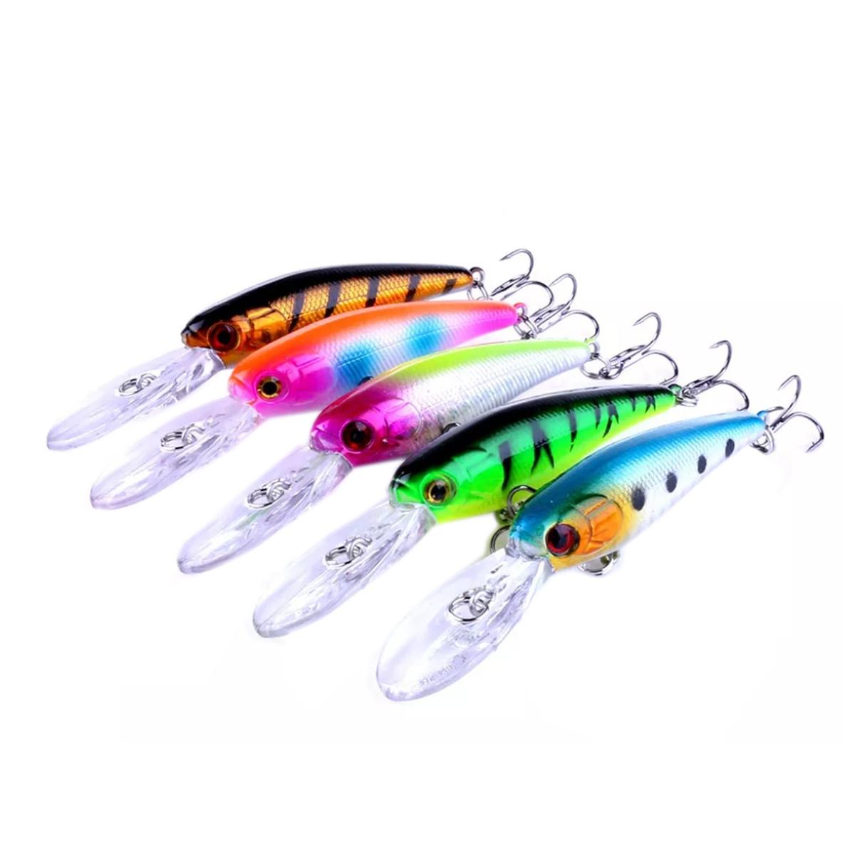 Anzuelo de Plástico para Peces Xtream Boom MXFCK-005 Multicolor 5 Piezas