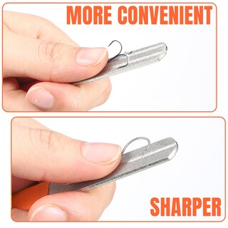 Foto 5 | Afilador de Anzuelos Skylety Hook File Fishing Diamond con Mango - Venta Internacional