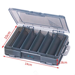 Foto 4 | Caja De Almacenamiento Para Señuelos Y Accesorios De Pesca Color Negro