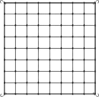 Foto 1 | Elástico Trellis Netting Simple Deluxe Para Carpa De Cultivo De 150 X 150 Cm - Venta Internacional.