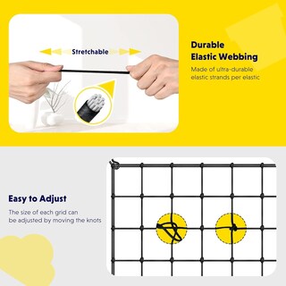 Foto 3 | Elástico Trellis Netting Simple Deluxe Para Carpa De Cultivo De 150 X 150 Cm - Venta Internacional.