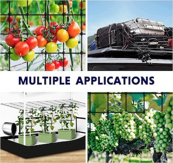 Foto 7 | Elástico Trellis Netting Simple Deluxe Para Carpa De Cultivo De 150 X 150 Cm - Venta Internacional.