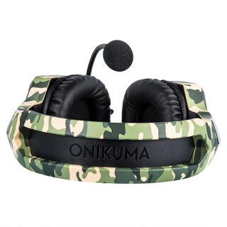 Foto 3 | Diadema Onikuma Kb con Luz Led Camuflaje Verde