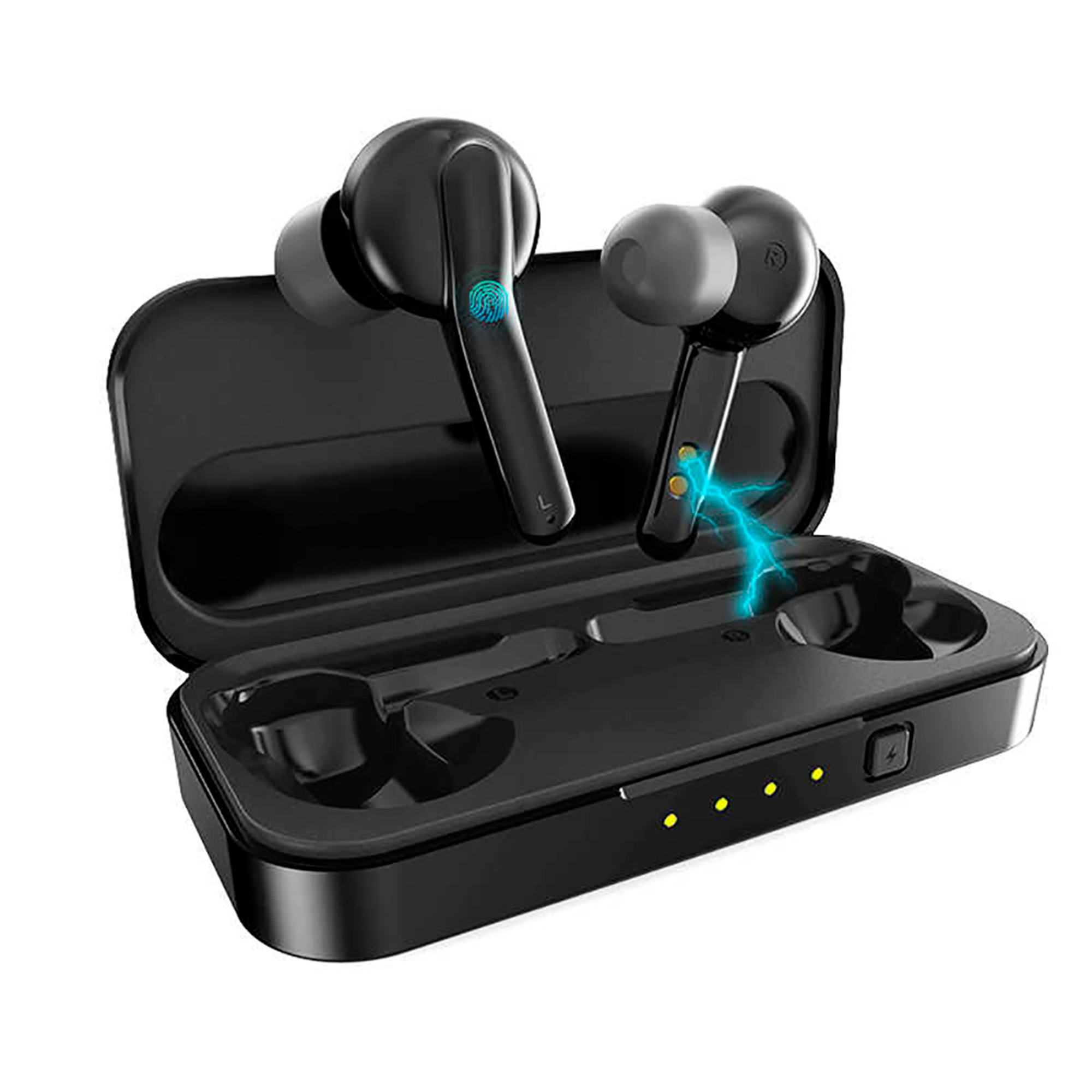 Foto 2 pulgar | Audífonos Earbuds Wireless Bluetooth 3d Stereo con Charger Case Zeta Ebd3 color Negro