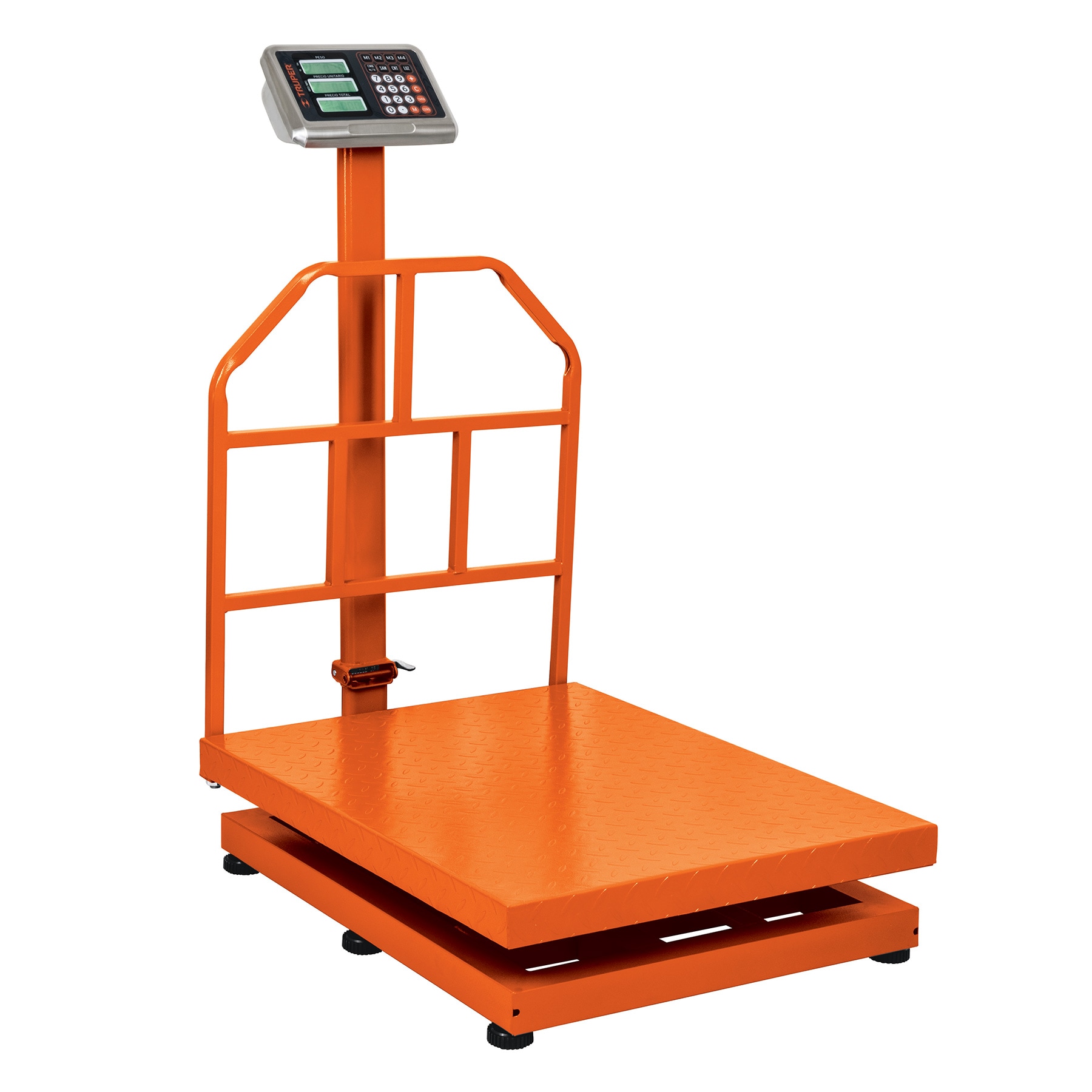 Báscula Digital de Plataforma Truper BAS-500PLA color Naranja