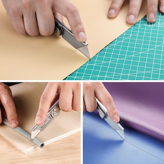 Foto 7 | Cuchillo Utilitario Plegable Workpro Mini Cortador De Cajas Con 10 Cuchillas - Venta Internacional.