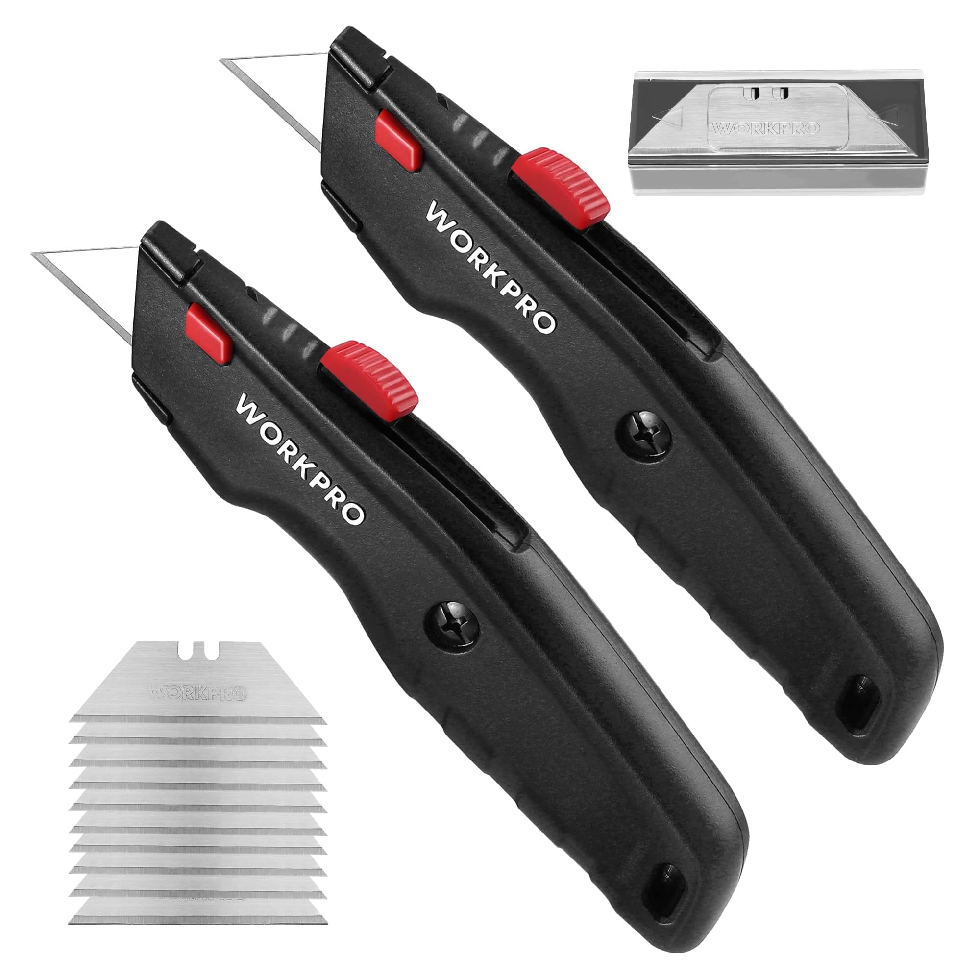 Foto 2 pulgar | Navaja Multiusos Workpro Premium Retráctil Con 10 Hojas - Venta Internacional.