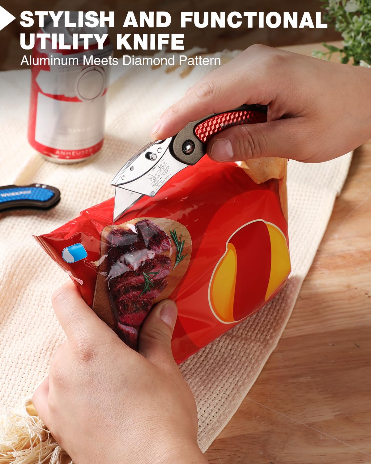 Foto 6 pulgar | Juego De Cuchillos Utilitarios Plegables Workpro Quick Change Blade, Paquete De 3 - Venta Internacional.