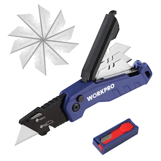 Foto 1 | Navaja Multiusos Plegable Workpro Quick Change Con Almacenamiento De Cuchillas - Venta Internacional.