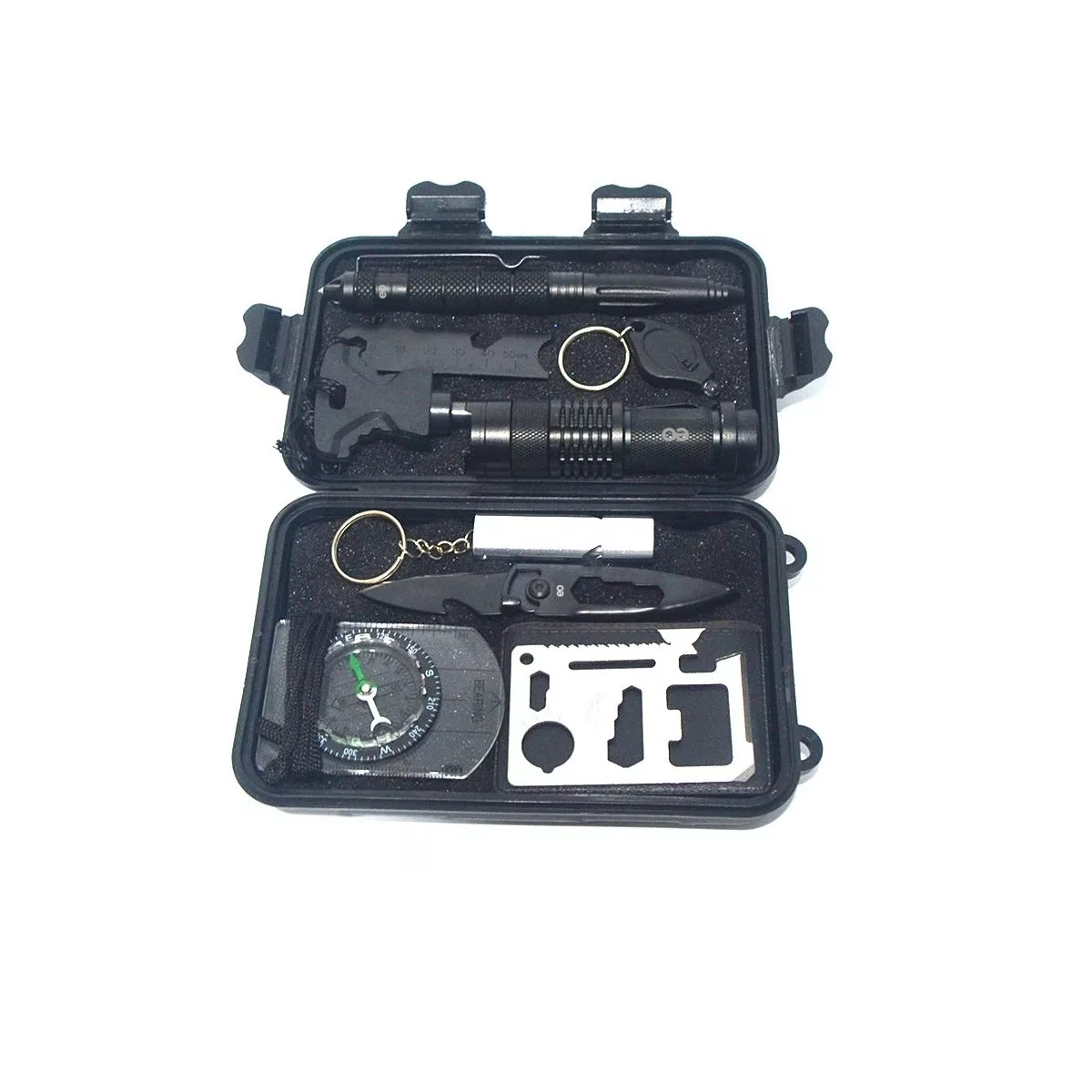 Foto 3 pulgar | Kit Supervivencia Campal Eo Safe Imports Eo-5384-1 Negro