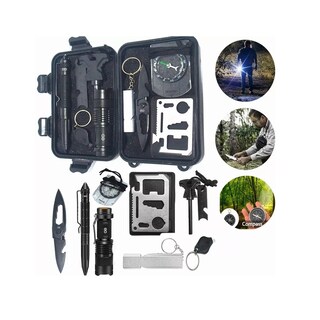 Foto 3 | Kit Supervivencia Campal Eo Safe Imports Eo-5384-1 Negro