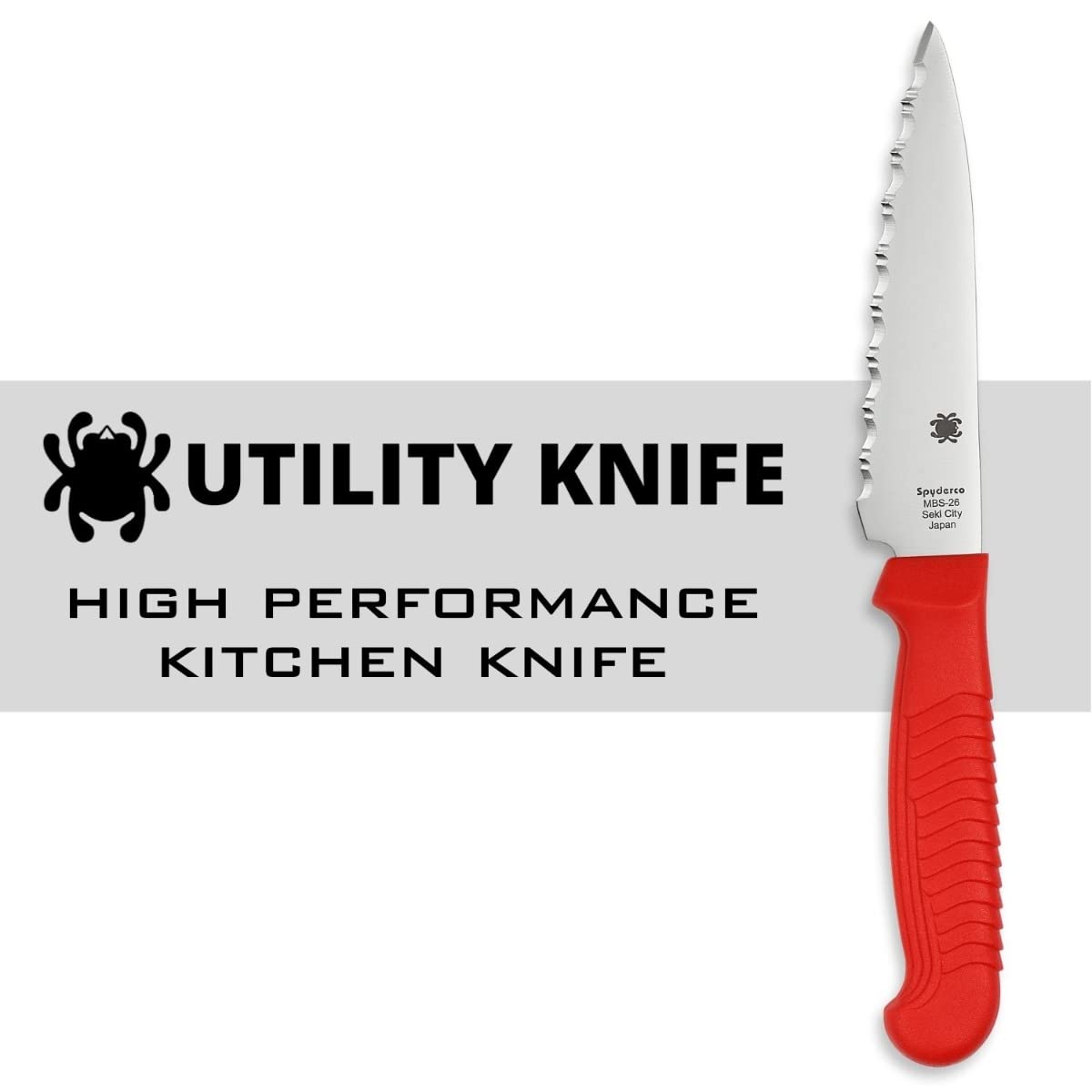 Foto 3 pulgar | Cuchillo Utilitario De Cocina Spyderco, Hoja Ligera De 4,5 Cm - Venta Internacional.