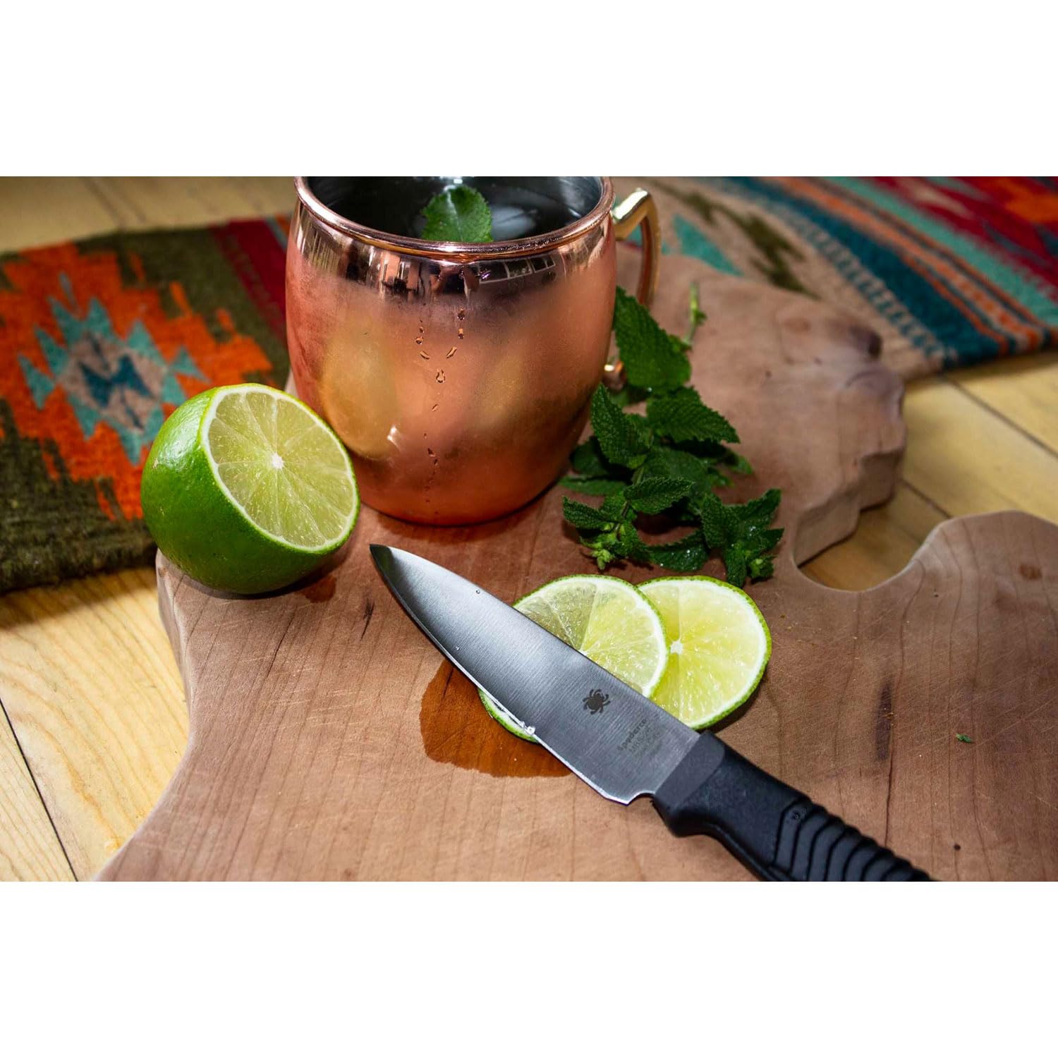 Foto 6 pulgar | Cuchillo Utilitario De Cocina Spyderco, Hoja Ligera De 4,5 Cm - Venta Internacional.