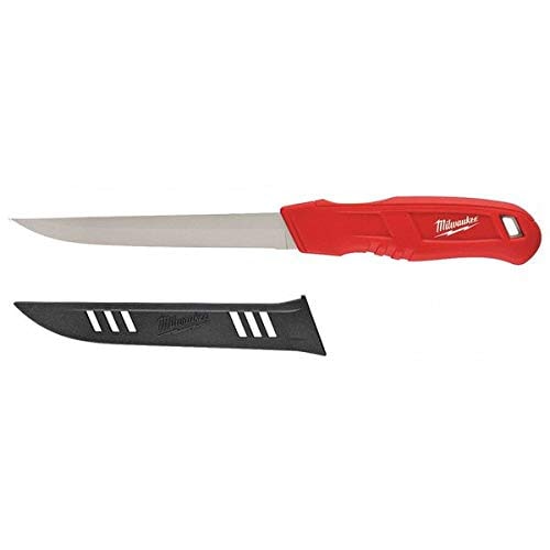Cuchillo Aislante Milwaukee Smooth De 30 Cm De Largo, Rojo Con Cubierta De Hoja - Venta Internacional. $897
