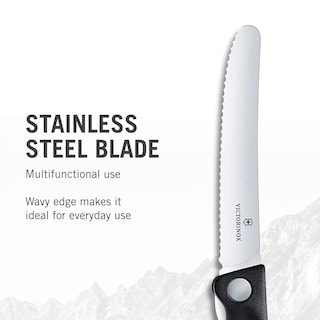 Foto 2 | Cuchillo De Pelar Plegable Victorinox Swiss Classic 11 Cm Negro - Venta Internacional.