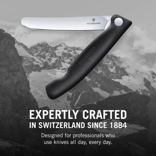 Foto 6 | Cuchillo De Pelar Plegable Victorinox Swiss Classic 11 Cm Negro - Venta Internacional.