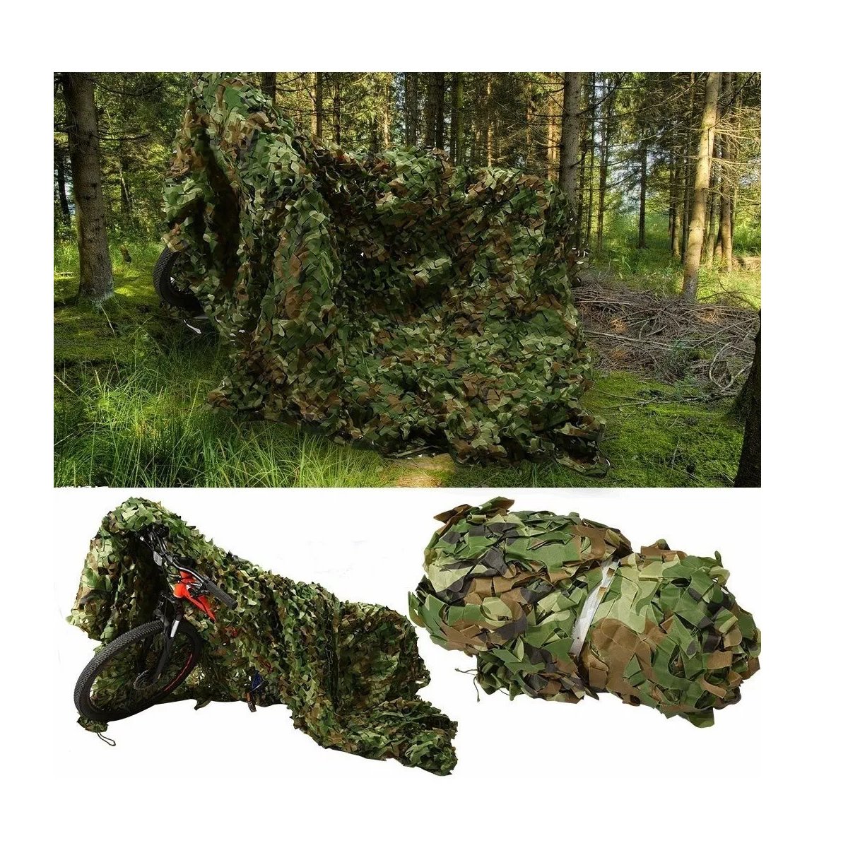 Foto 3 pulgar | Red de Camuflaje para Caza Eo Safe Imports ESI-8272 Multicolor