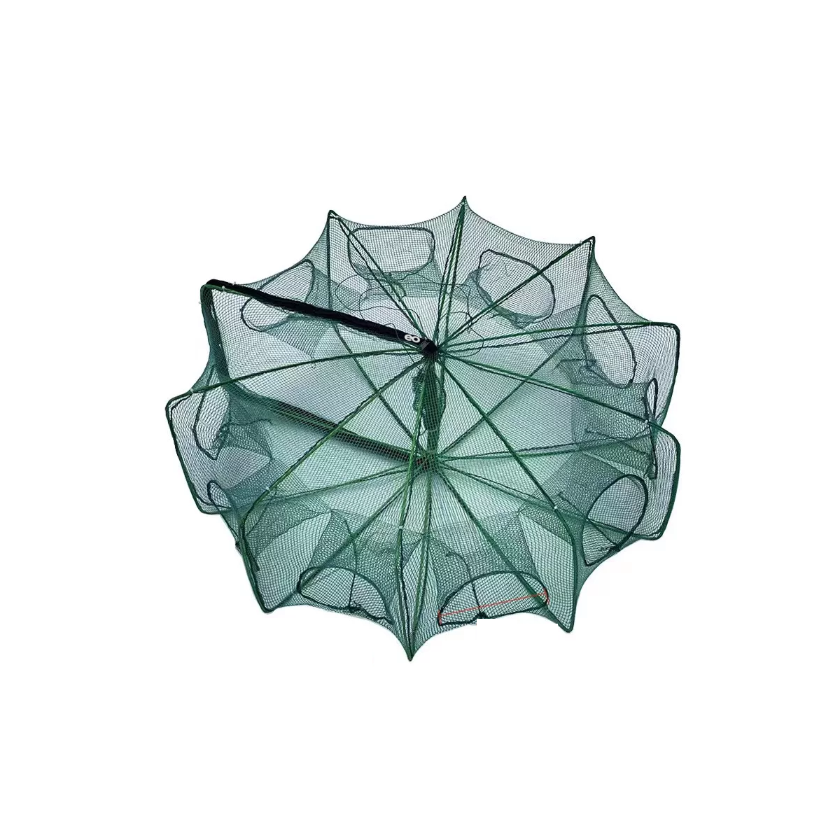 Trampa Plegable 10 Agujeros Red Pesca Cangrejos Peces Jaibas Eo Safe Imports Esi-12025-1 Verde