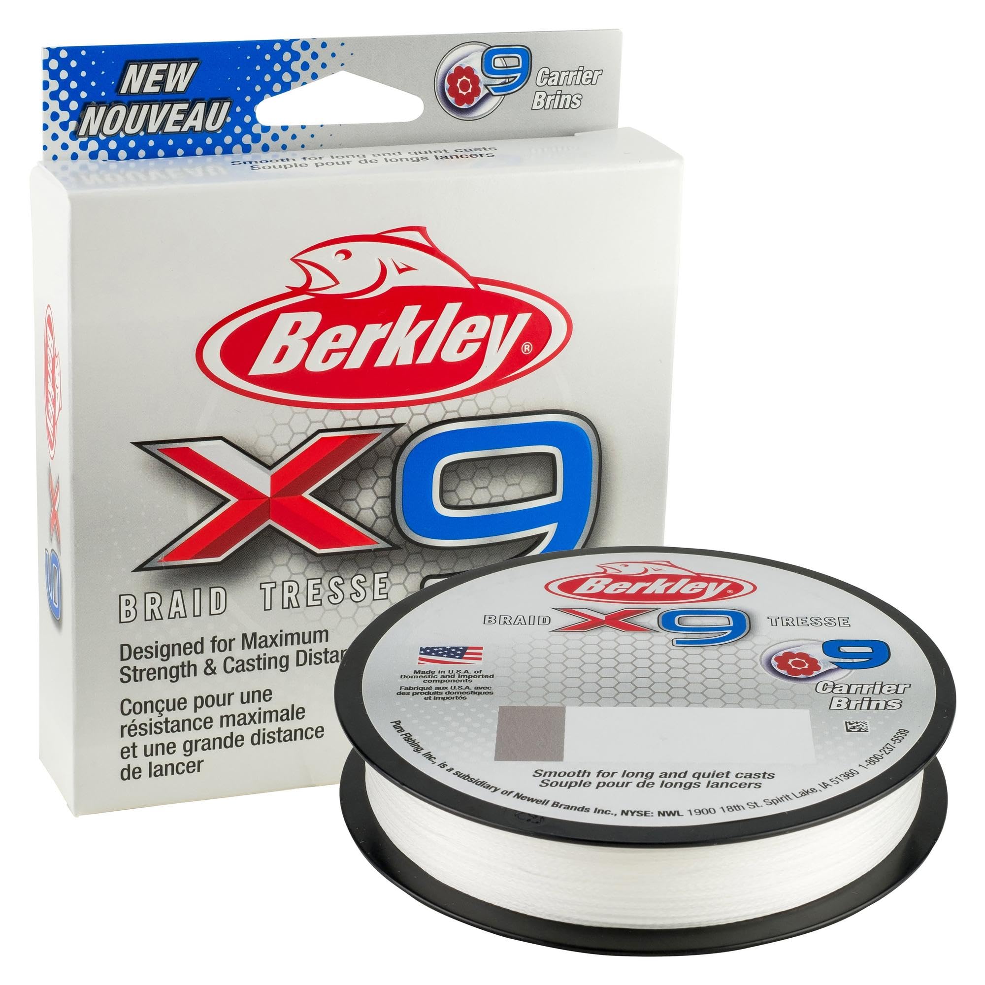 Foto 2 pulgar | Línea De Pesca Berkley X9 Braid Superline, 15 Lb/6,8 Kg, 150 M - Venta Internacional.