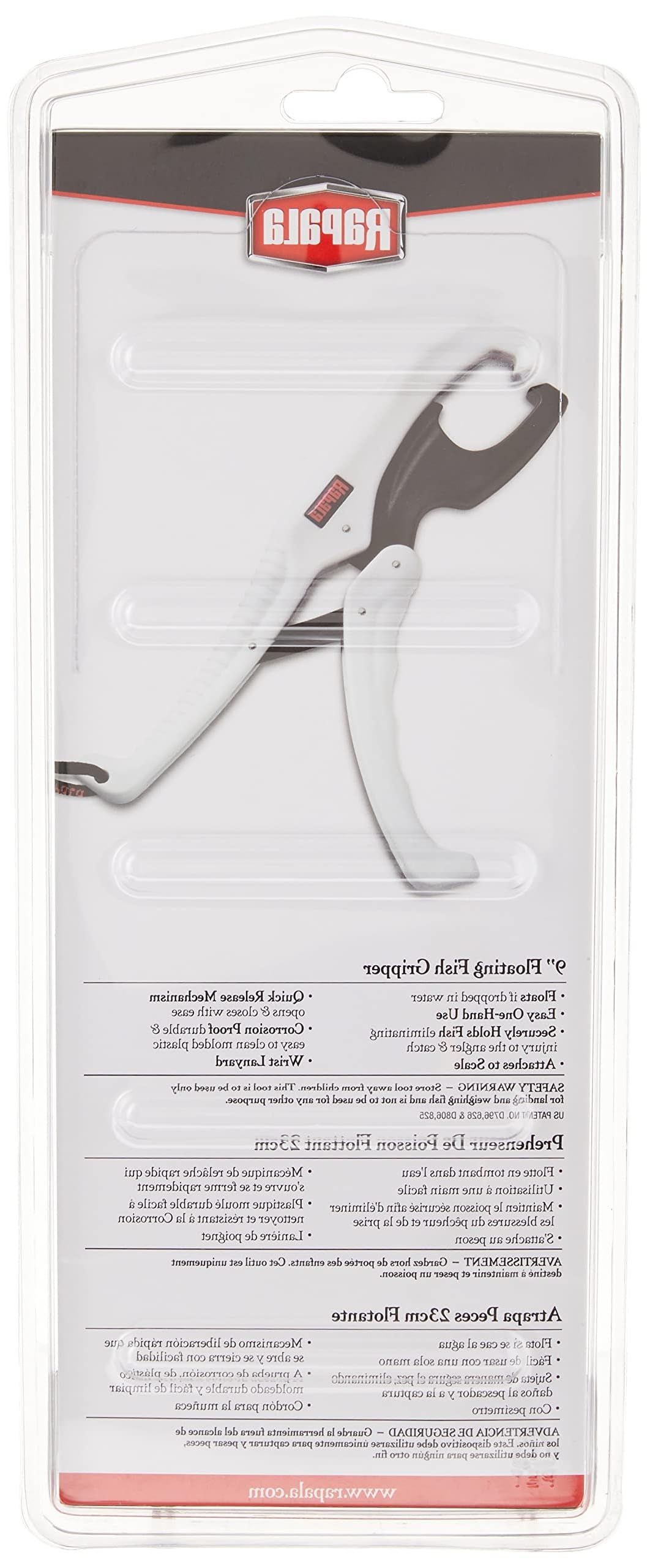 Foto 4 pulgar | Fish Gripper Rapala Floating 9 Cm Blanco/negro - Venta Internacional.