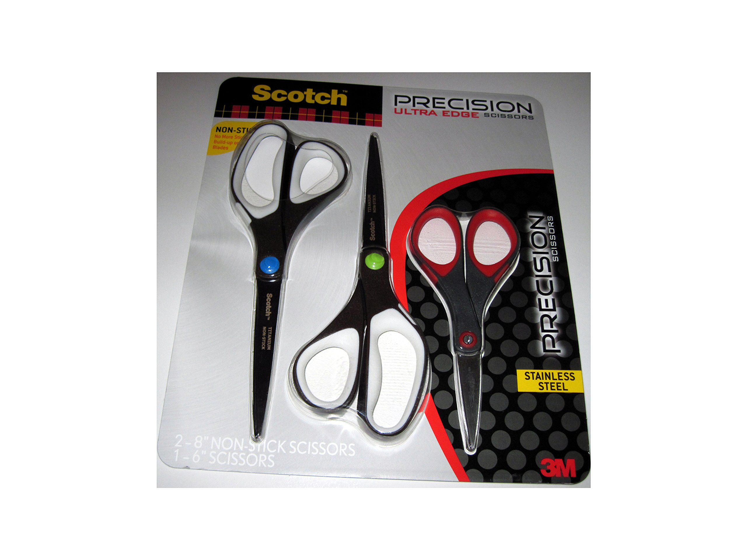 Foto 2 pulgar | Tijeras Scotch Precision Ultra Edge De 20 Cm Y 15 Cm, Paquete De 3 - Venta Internacional.