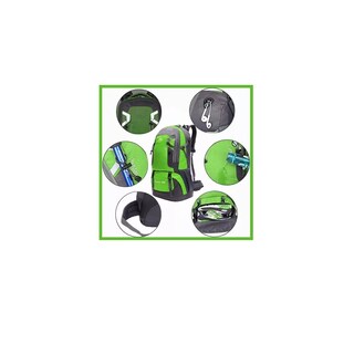 Foto 2 | Mochila Impermeable para Senderismo Eo Safe Imports Esi-4414 Verde