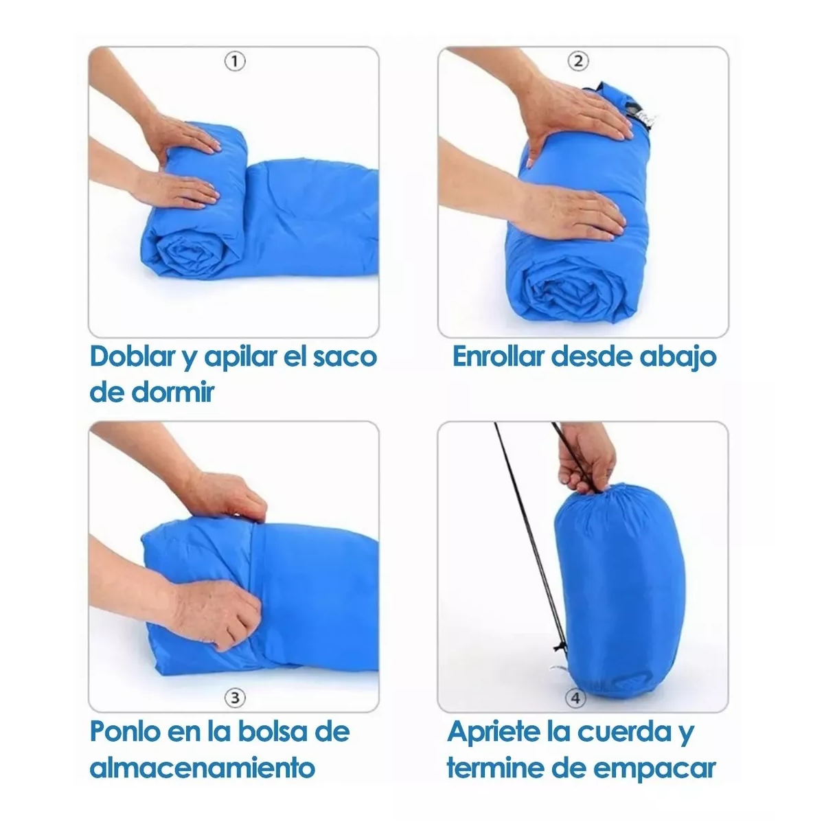 Foto 4 pulgar | Bolsa de Dormir Eo Safe Imports ESI-4564 color Azul