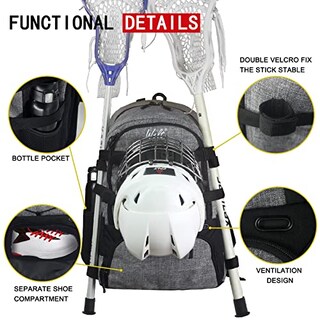 Foto 3 | Venta Internacional - Mochila Wolt para Lacrosse