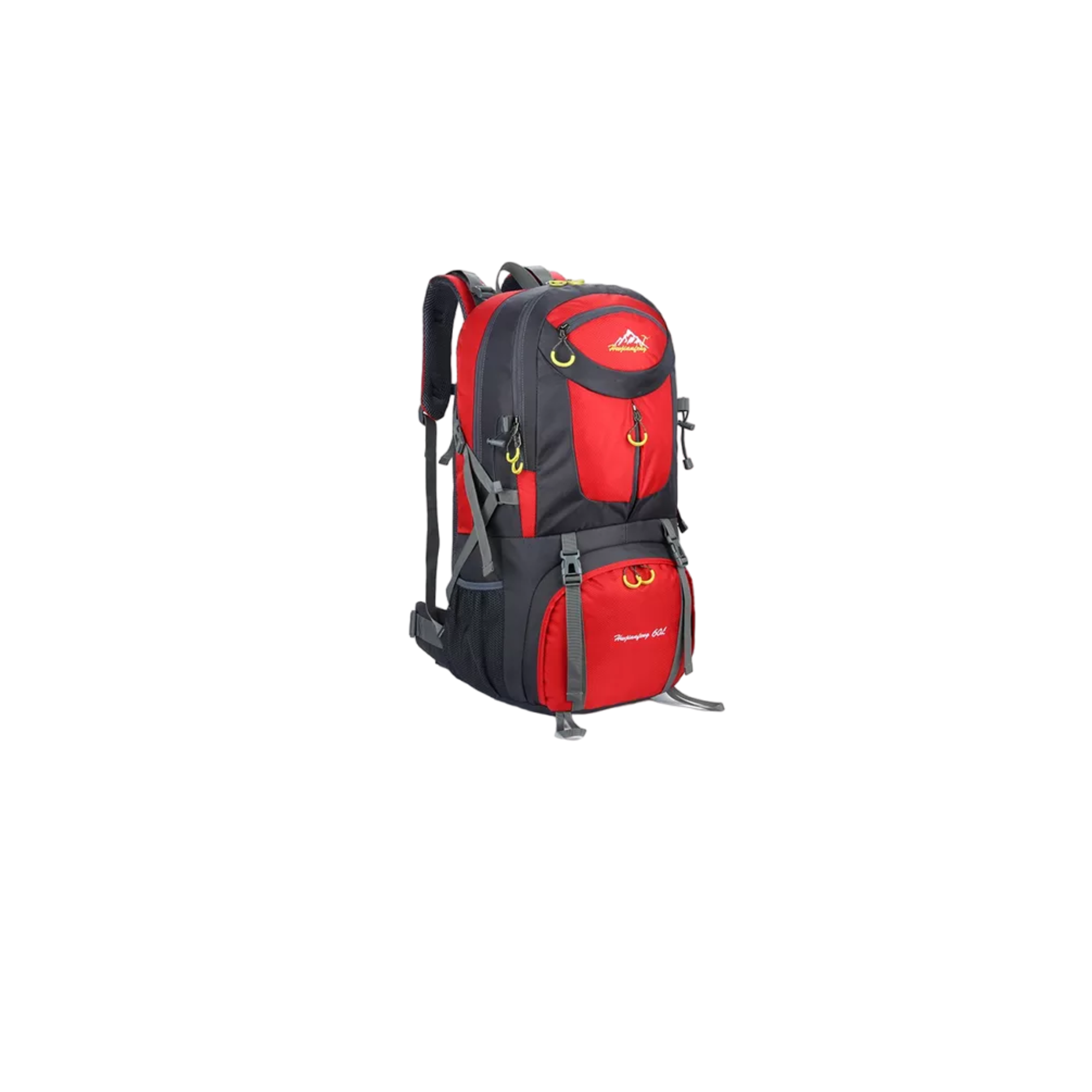 Mochila de Ciclismo 60 l Gris Con Rojo