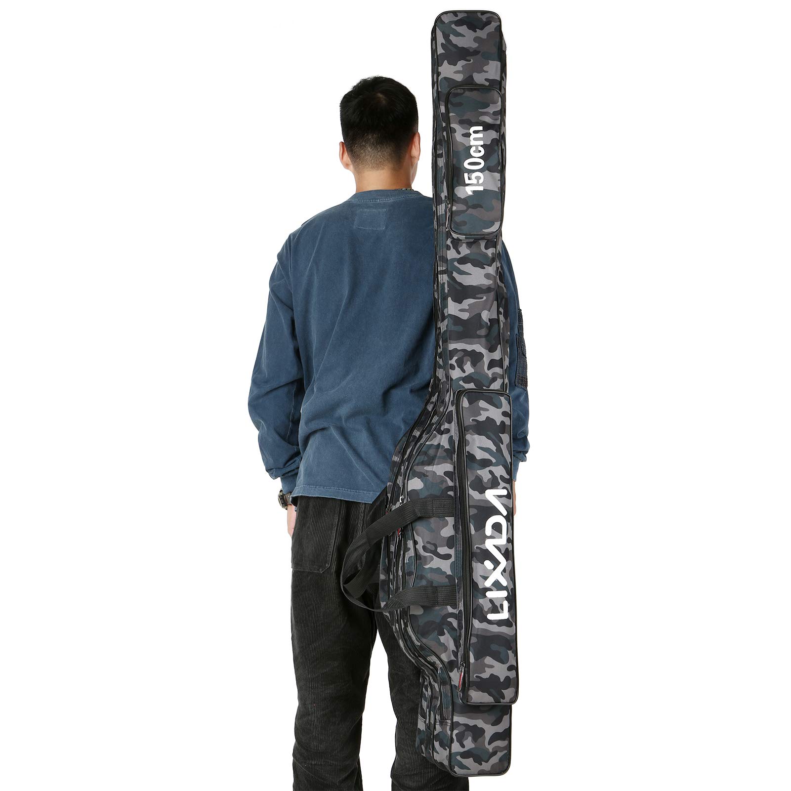 Foto 6 pulgar | Funda Para Cañas De Pescar Lixada Oxford, 3 Capas, Portátil, 150 Cm - Venta Internacional.