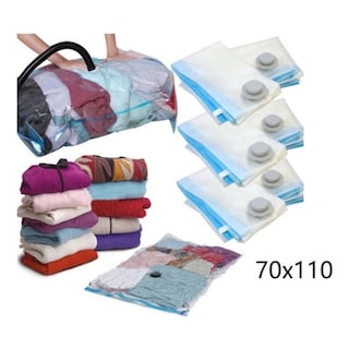 Foto 1 | La Bolsa Al Vacío Comprime Ropa De 70 Cm X 110 Cm Para Ahorrar Espacio - Venta Internacional.