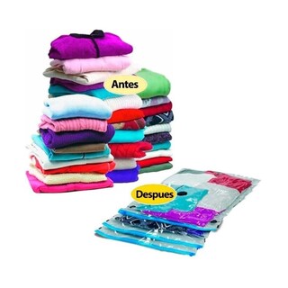 Foto 2 | La Bolsa Al Vacío Comprime Ropa De 70 Cm X 110 Cm Para Ahorrar Espacio - Venta Internacional.