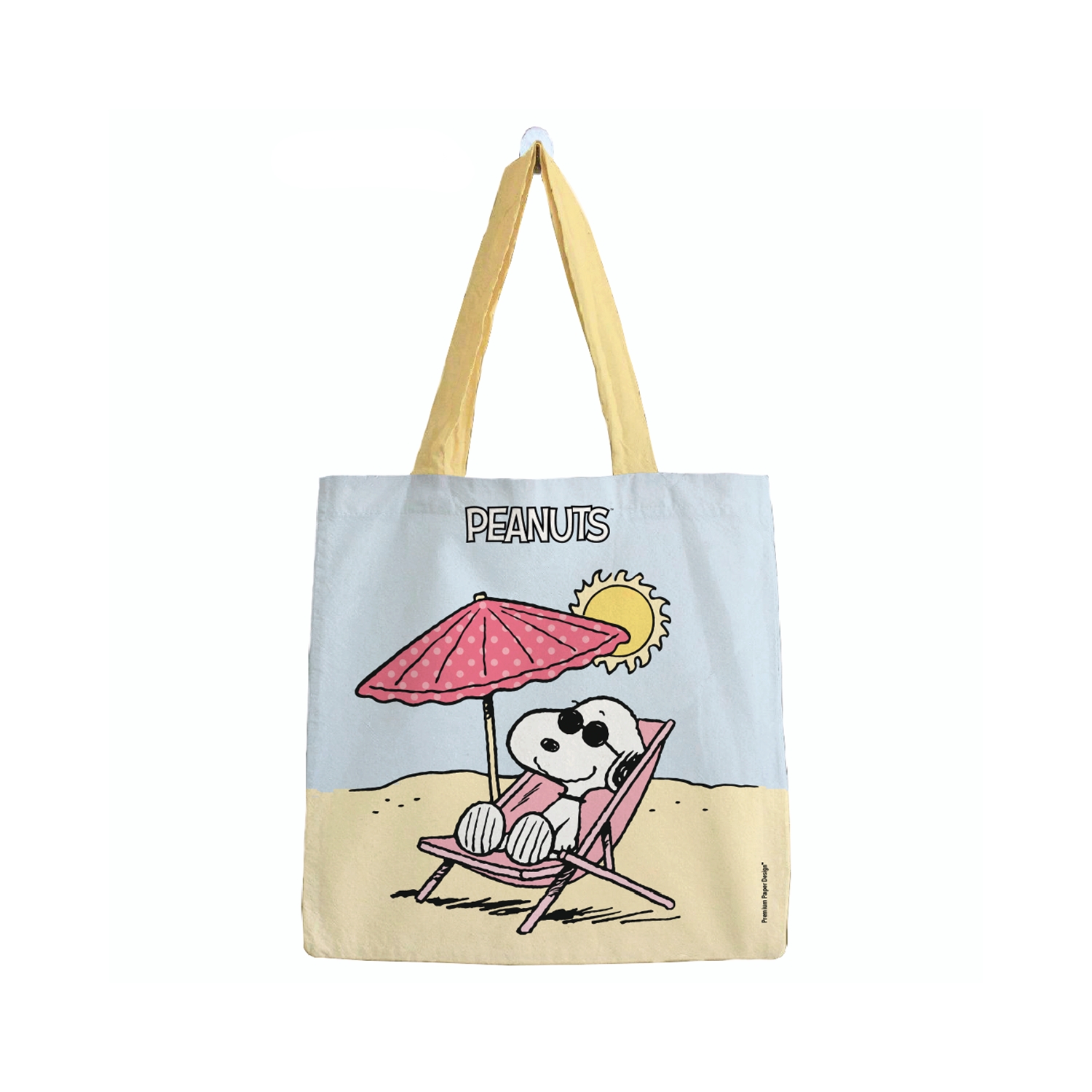 Foto 1 | Bolsa De Algodón Snoopy Under The Umbrella - Venta Internacional.